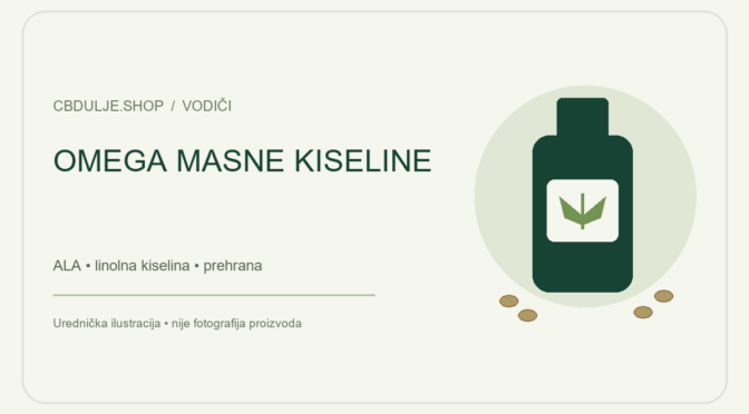 Ulje konoplje i omega-3: ALA, omega-6 i 5 provjera